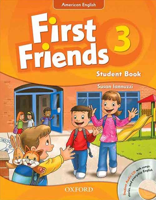 First Friends3 student&WB+CD کتاب اصلی همراه پکیج کتاب داستان سطح۱-handwriting