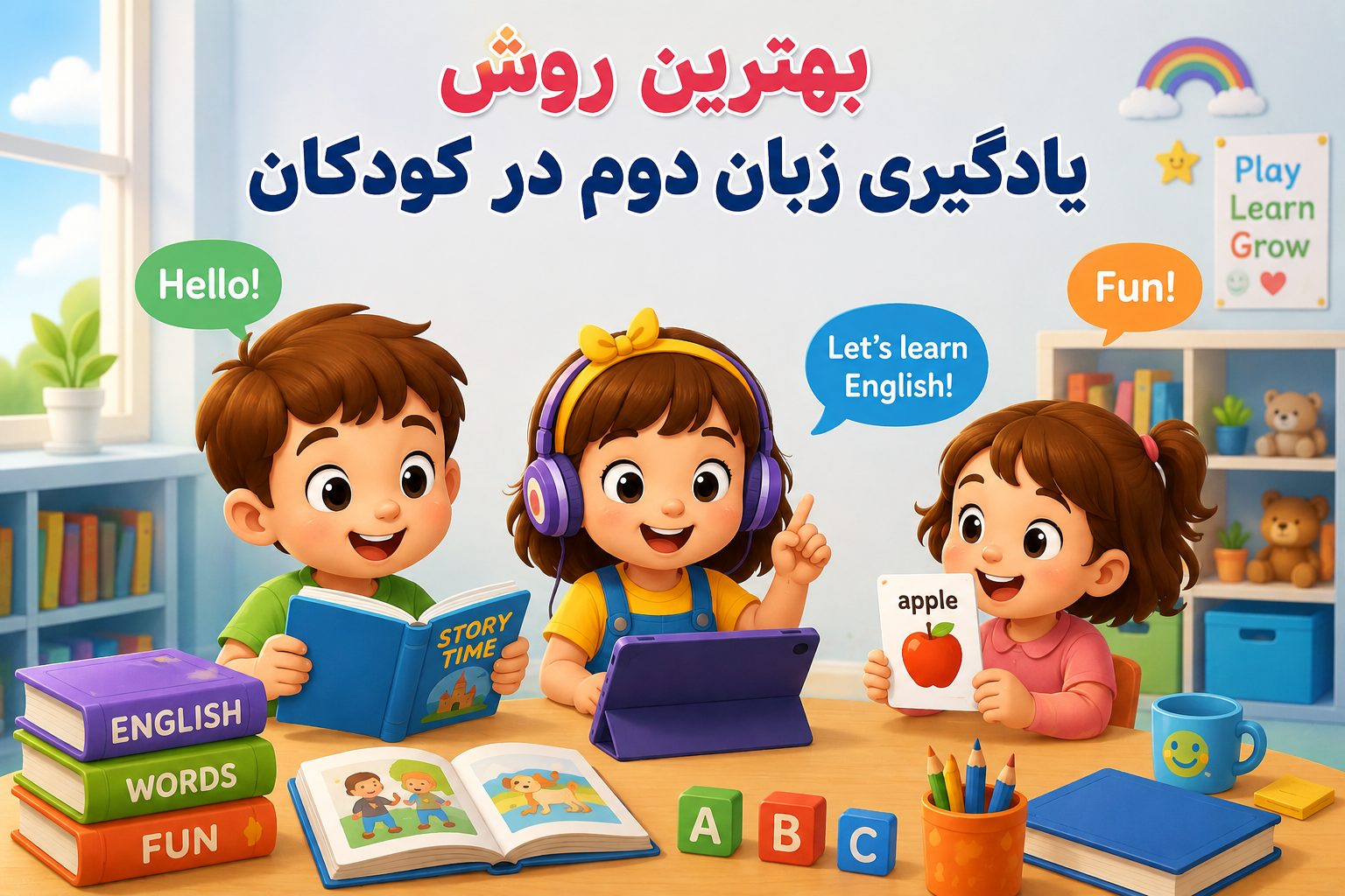 بهترین سن یادگیری زبان دوم در کودکان؛ از چه سنی آموزش انگلیسی را شروع کنیم؟